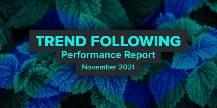 Trend Following Performance Report — November, 2021