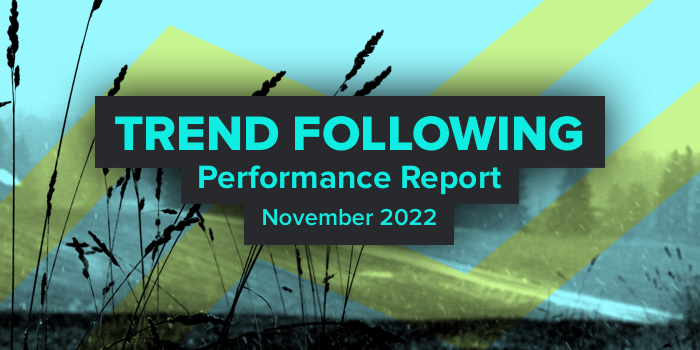 Trend Following Performance Report — November, 2022