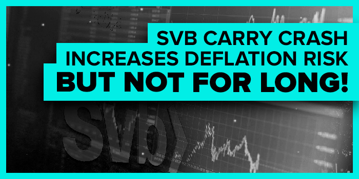 SVB Carry Crash Increases Deflation Risk…But Not For Long
